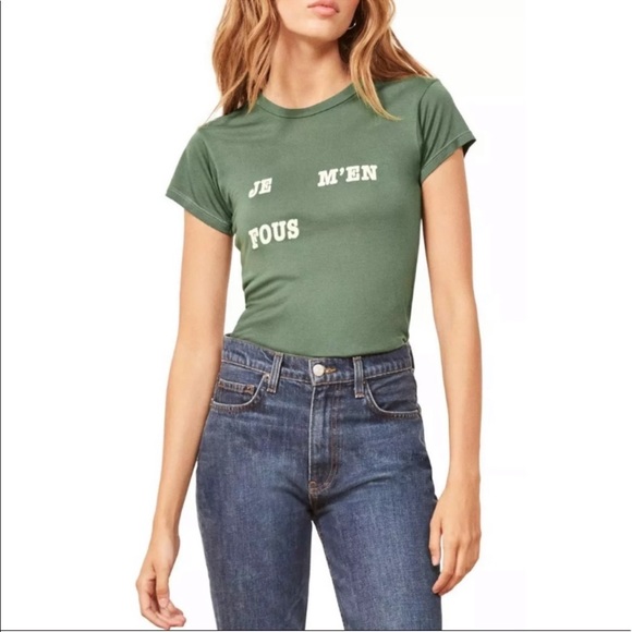 Reformation Alex slim tee in Ja men fous - Picture 2 of 6